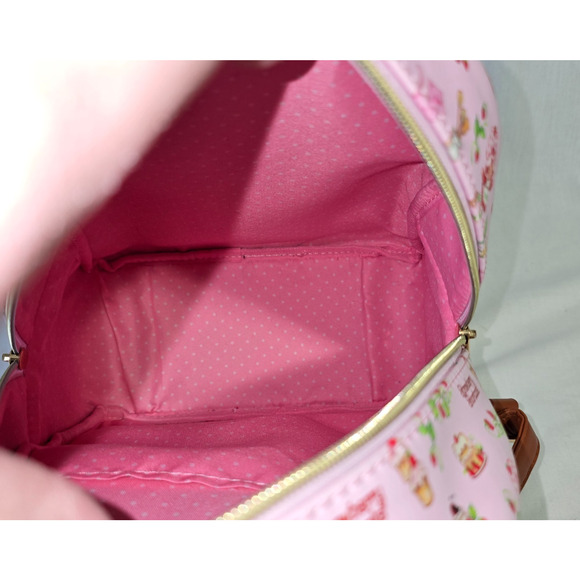 Strawberry Shortcake Backpack w/ Loungefly Zip Around Wallet Both in EUC main image 14